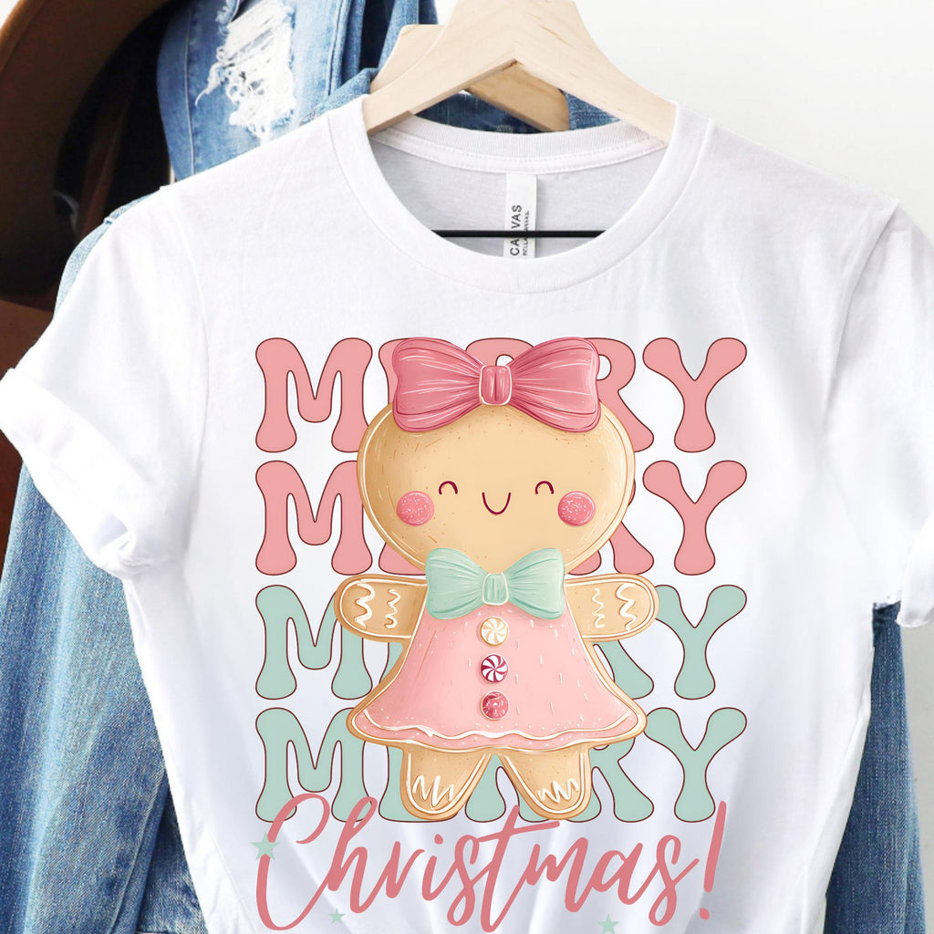 Coquette Gingerbread png, Gingerbread Christmas Preppy png, Gingerbread Pink png,  Merry Christmas Gingerbread png,(Digital Download)