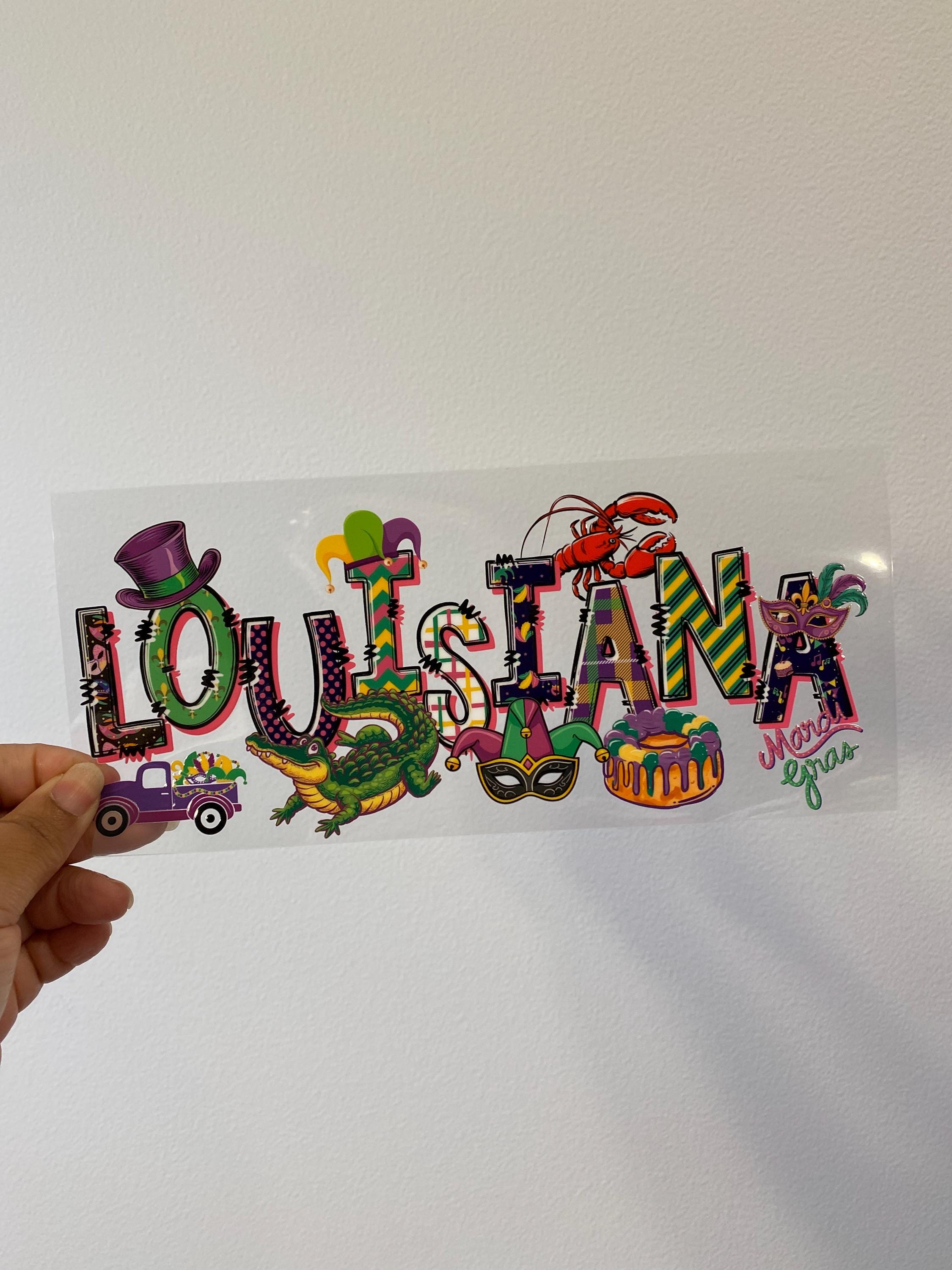 UV DTF Mardi Gras Bundle  cup wraps glass tumblers