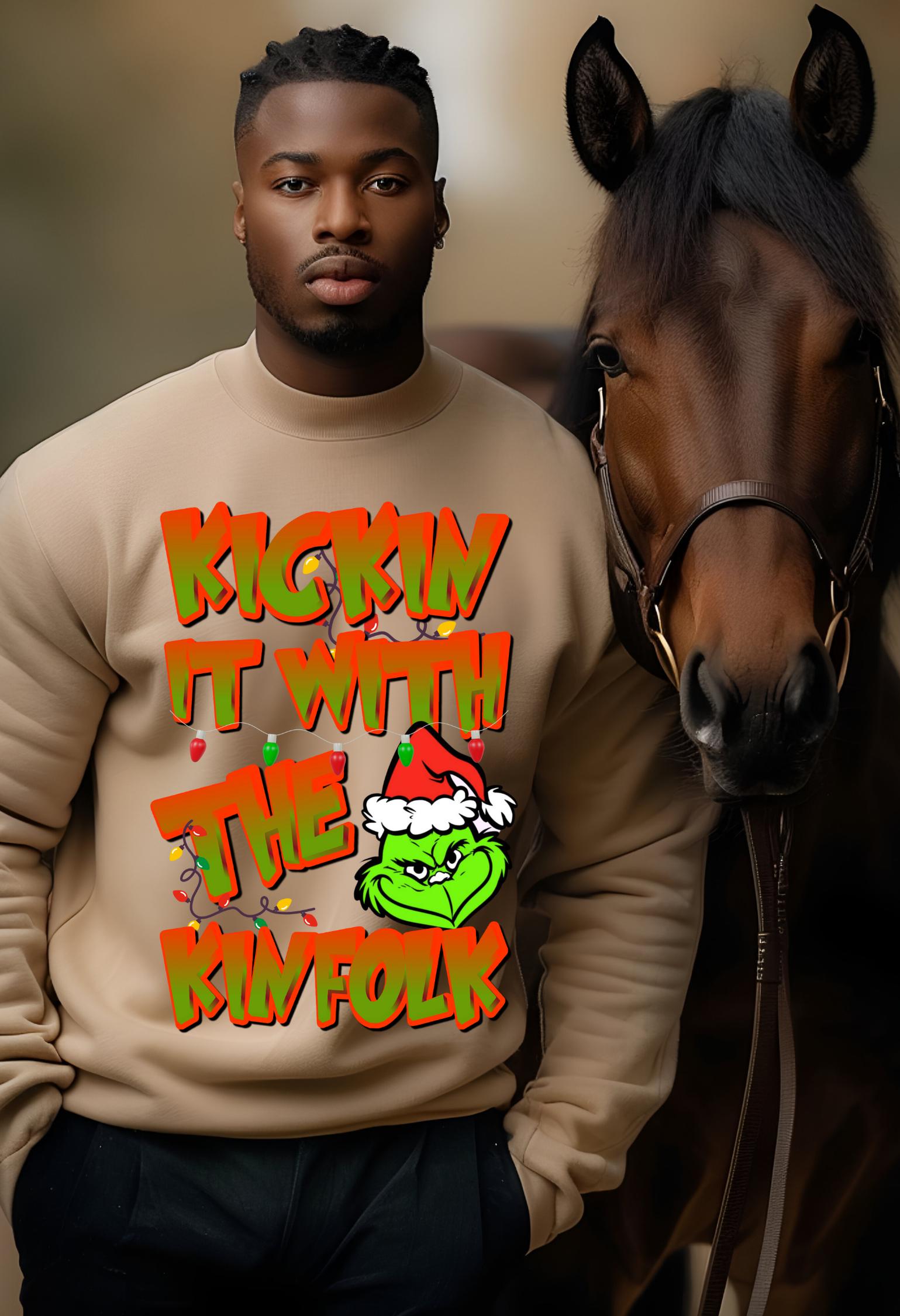 Grinch Squad bundle png, Grinch bundle, Family Reunion T-Shirt Design, Kickin it png (Digital Download)