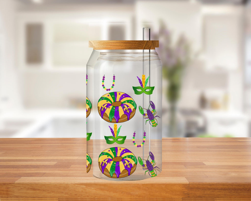 UV DTF Mardi Gras Bundle  cup wraps glass tumblers