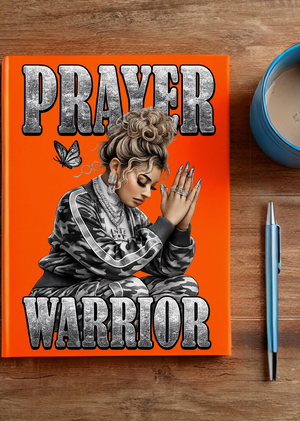 UV DTF Transfers Prayer Warrior, tumbler transfers, journal transfers, cup transfers, mug transfers, glasses and a lot more