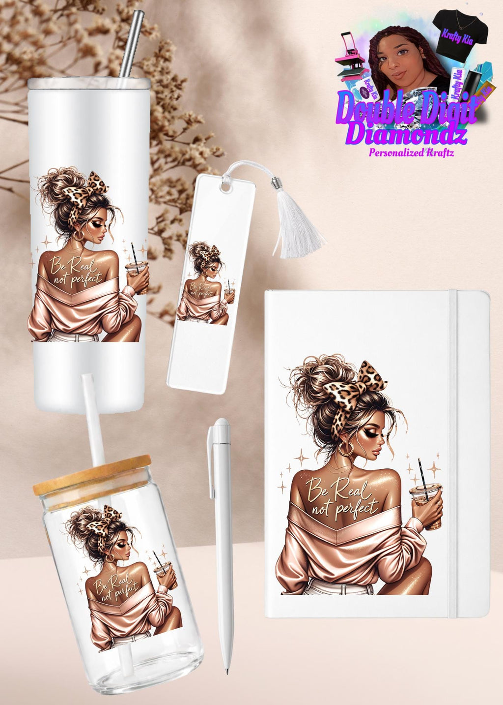 UV DTF Transfers Motivational Women, tumbler  transfers, journal transfers, cup transfers, mug transfers, keychains, glasses and a lot more