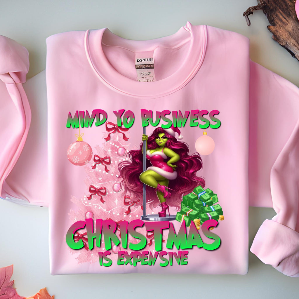 Mind Yo Business Grinch Bundle Png, Christmas is Expensive png, Grinch bundle, Pole Dancing Grinch png, Dancing Grinch PNG