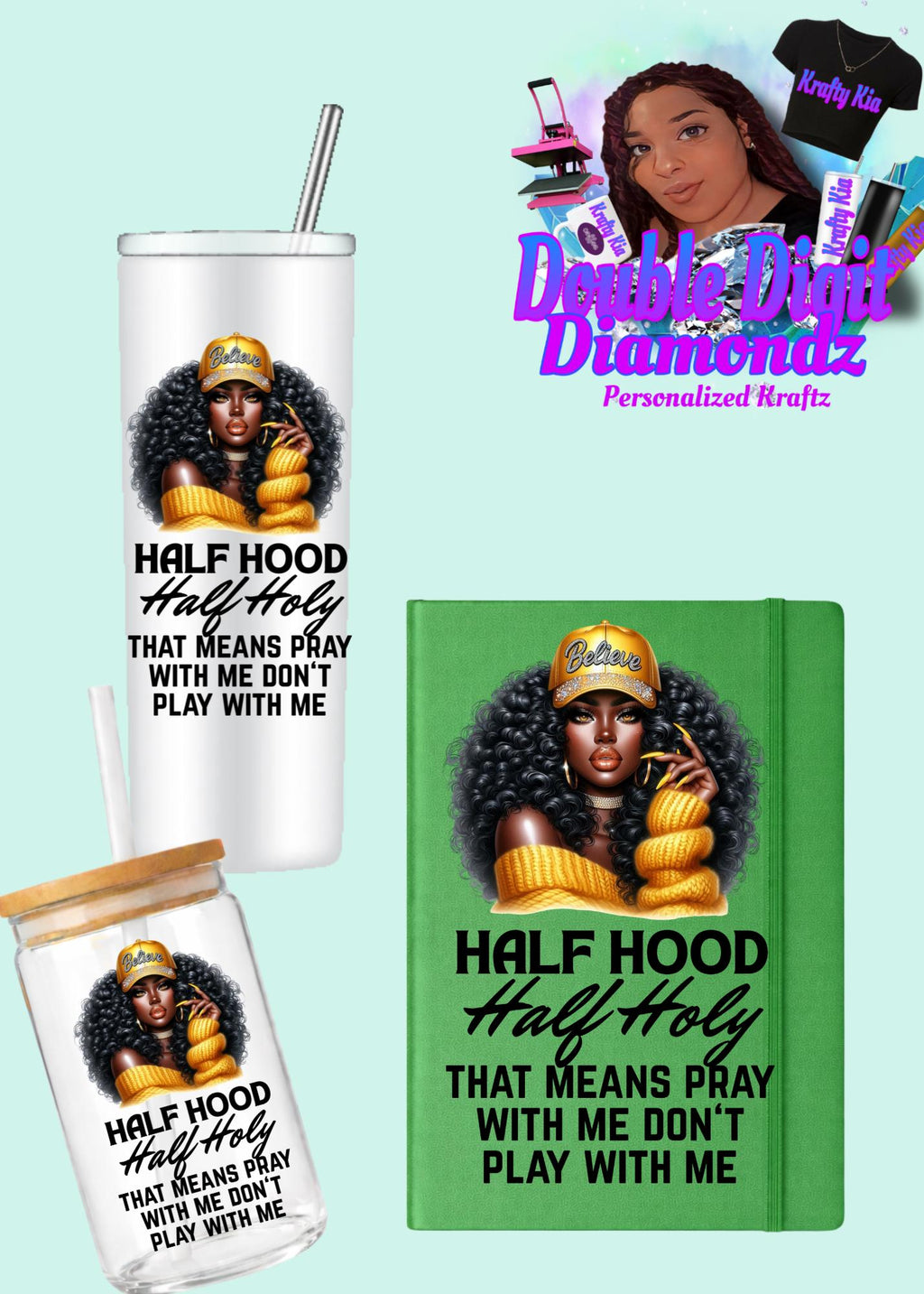 UV DTF Transfers Spiritual Women, tumbler  transfers, journal transfers, cup transfers, mug transfers, keychains, glasses and a lot more