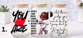 UV DTF Confident Woman Bundle 1, Trust God transfer, cup wraps glass tumblers