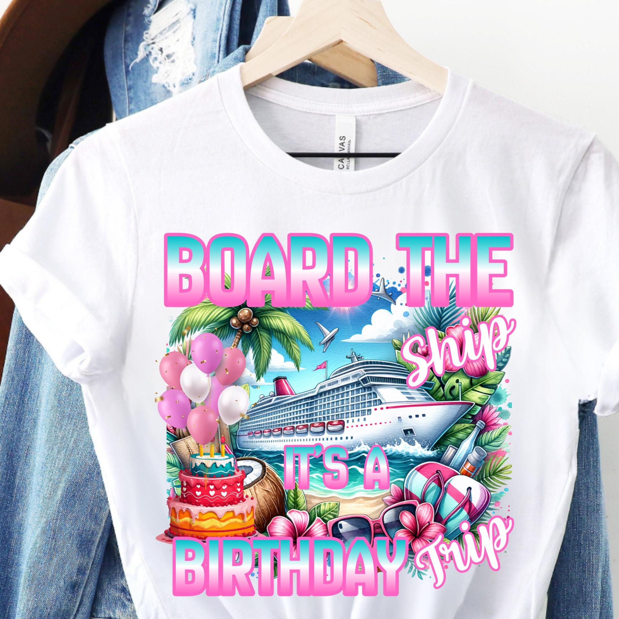 Birthday Cruise PNG, Graffiti Style (Digital Download)