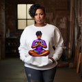 PRAY ABOUT IT,  spiritual, prayer, pray over everything, worries, fears, insecurities, depression, pain, african american png, natural hair