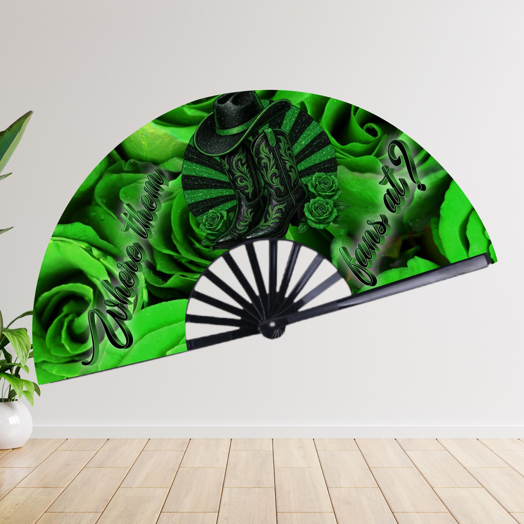 Black and Green Clack Fan  PNG Bundle, clack Fan Bundle, where them fans at png, Boots on the Ground png