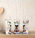 Glitter Peace Be Still  with African American praying Woman, two ponytail design PNG for 20 oz straight tumbler.