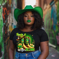 Green and Gold Boots on the ground
