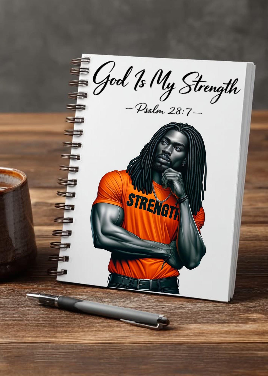Praying Men UV DTF Transfer Stickers, Tumbler/Mug/Journal Decals