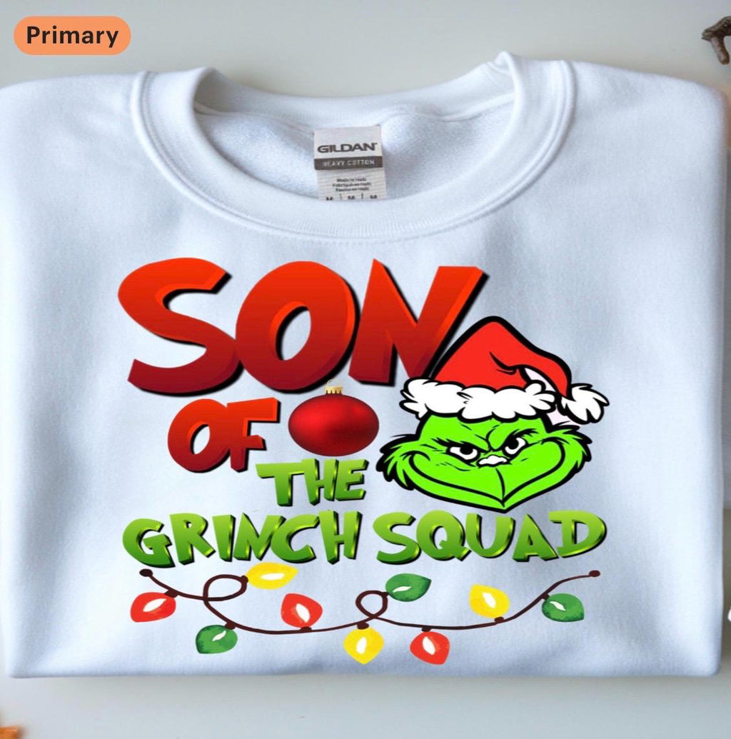 Green man DTF Transfer, Christmas DTF, Grinch Squad DTF Print