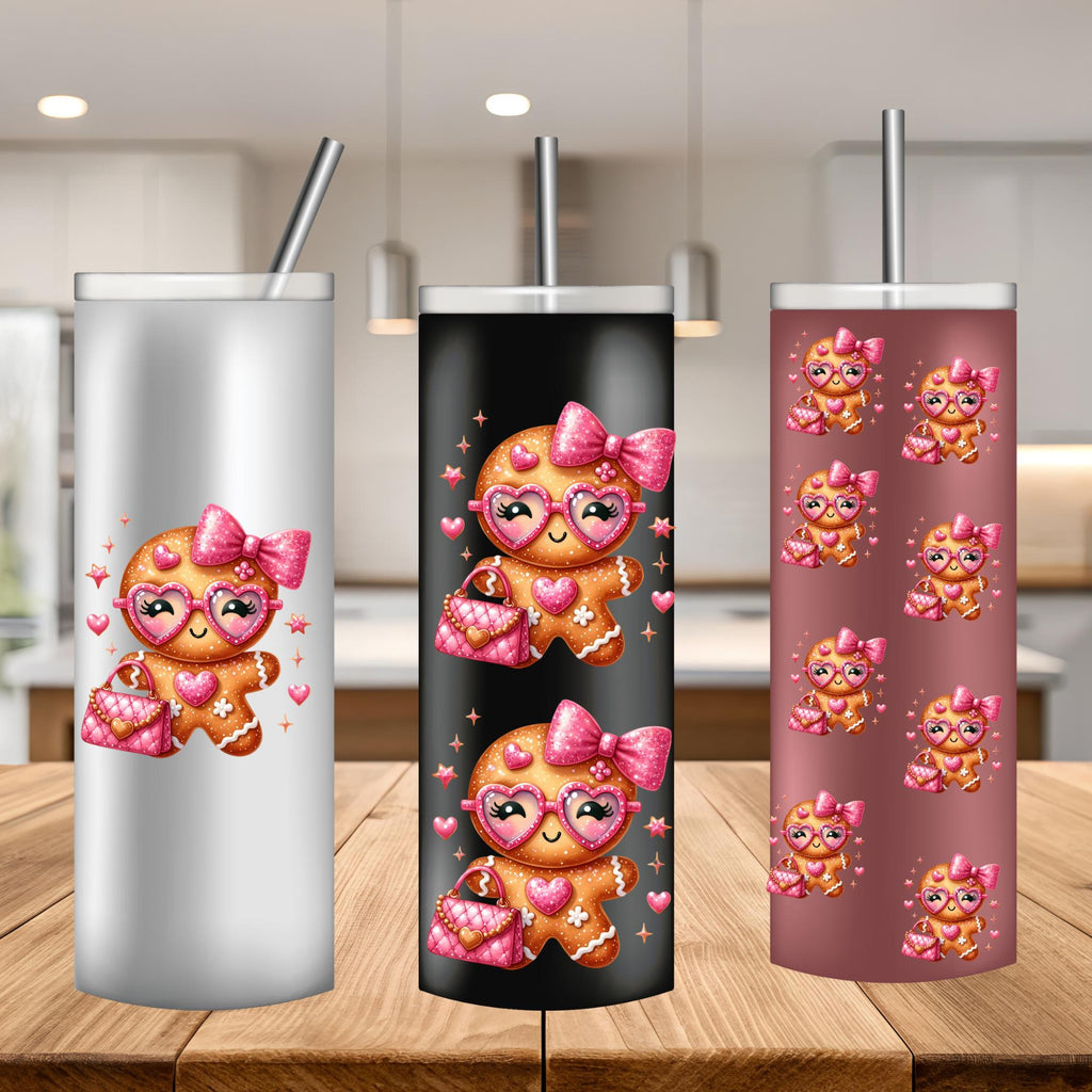 Coquette Gingerbread png, Gingerbread Christmas Preppy png, Gingerbread Pink png,  Merry Christmas Gingerbread png,(Digital Download)