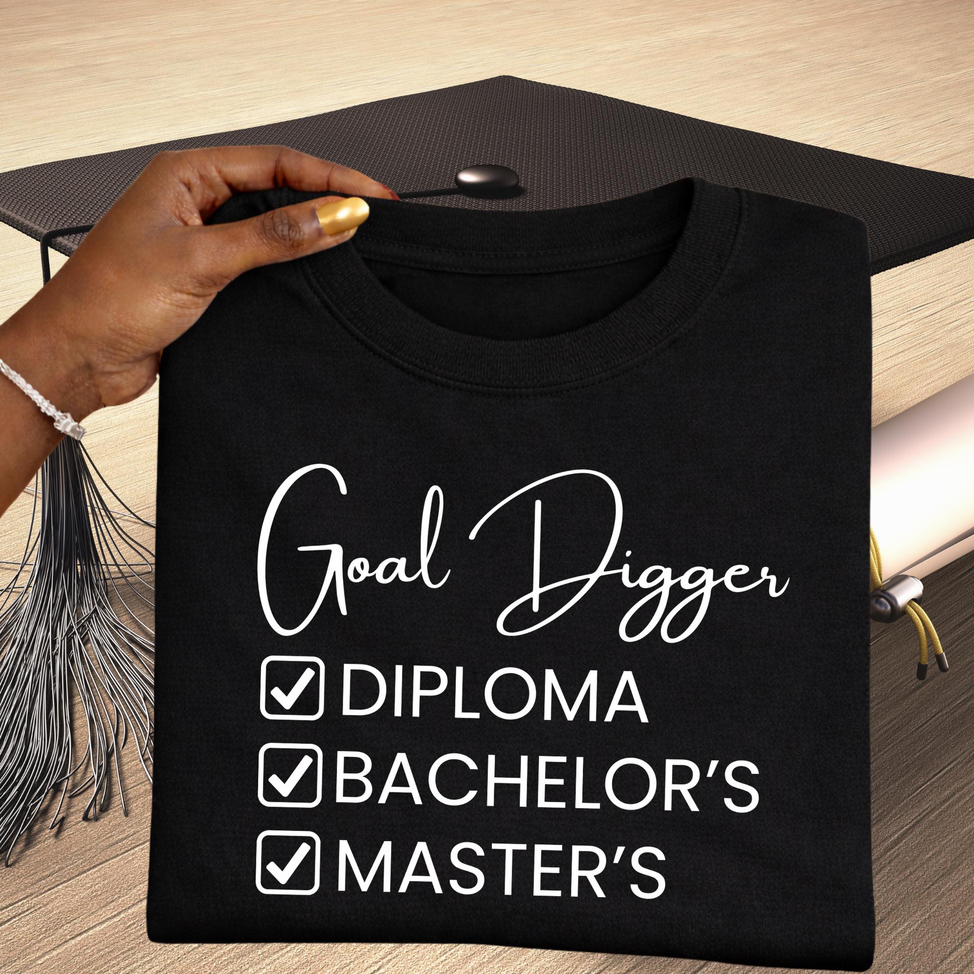 Goal Digger PNG, Graduation Degrees, Graffiti Art (Digital Download)