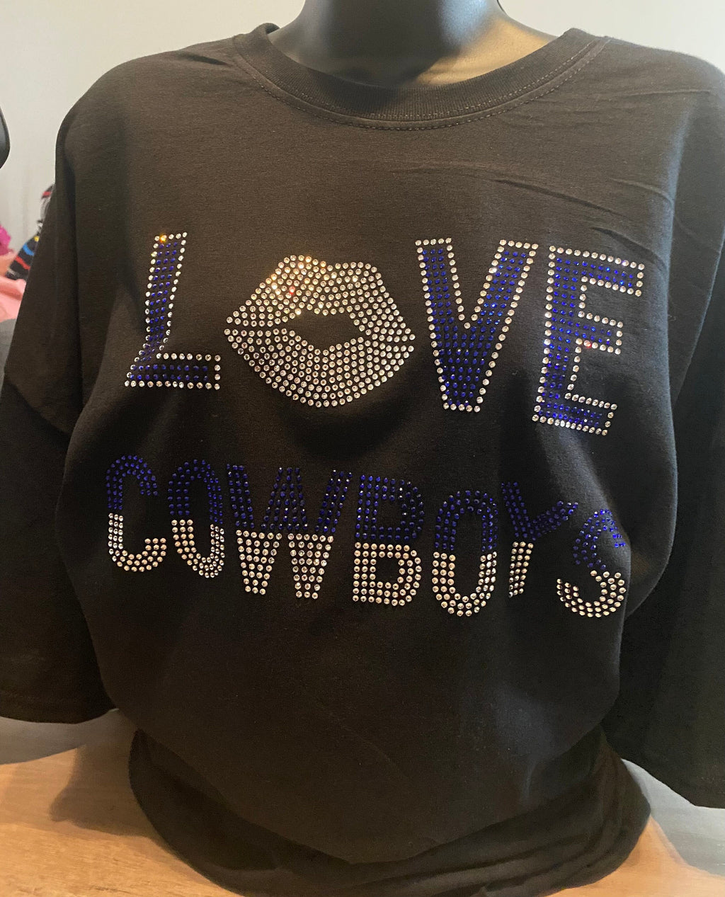 LOVE COWBOYS Rhinestone Tee