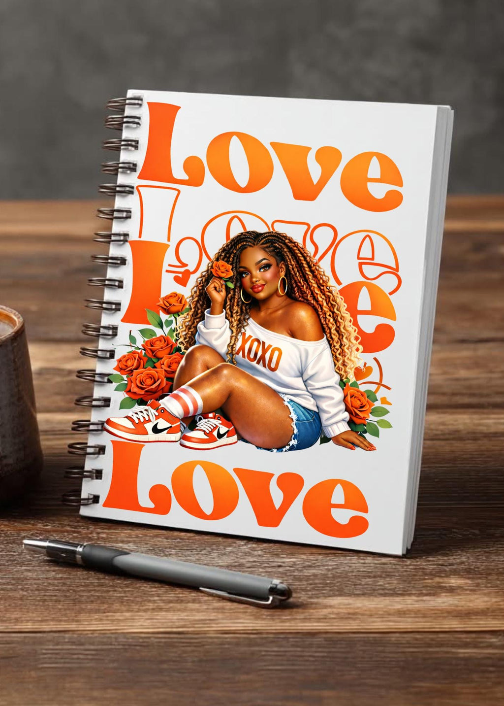 UV DTF Transfers Self Love, Valentine’s png, Motivational Women, Curvy Woman journal transfers, cup transfers, mug transfers, decals