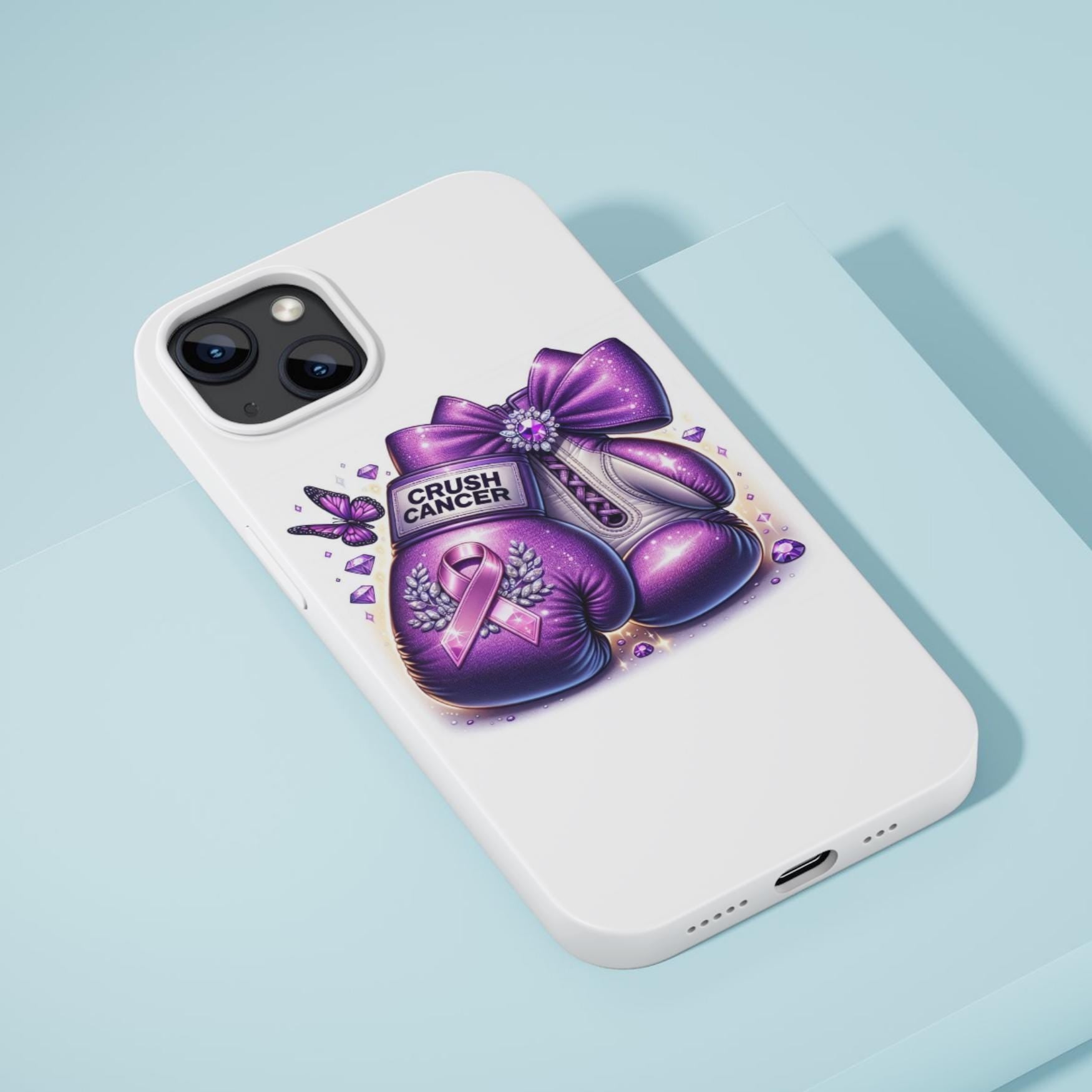 Awareness Crush Cancer  Purple Png, Crush Cancer png, crush cancer boxing gloves, knock out cancer png, cancer tumbler png, butterfly png