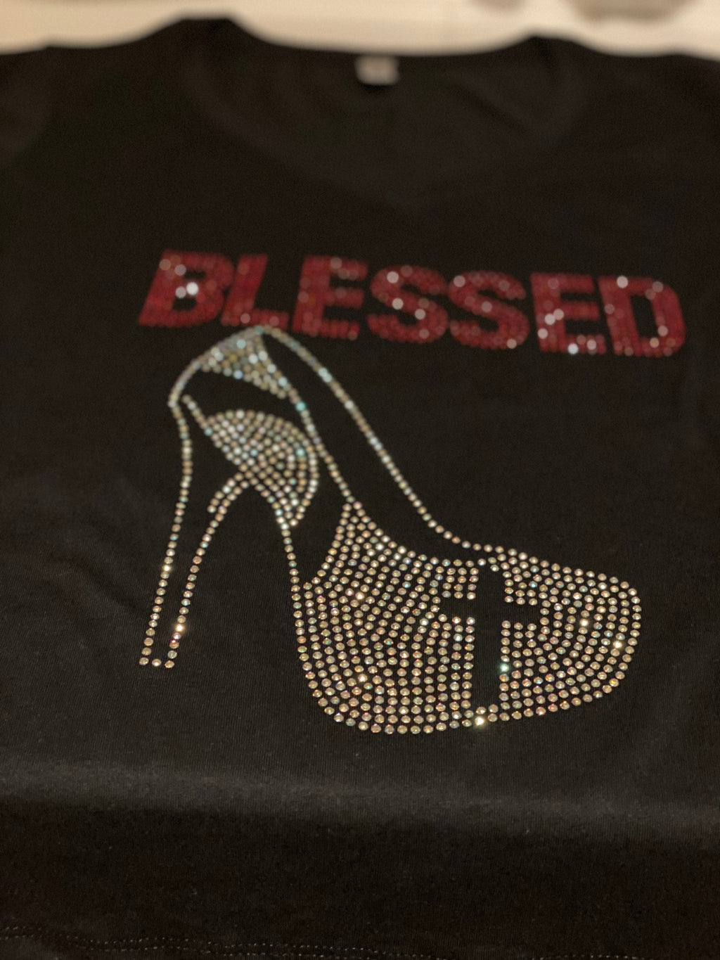 Blessed Rhinestone Tee