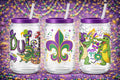 UV DTF Mardi Gras Bundle  cup wraps glass tumblers