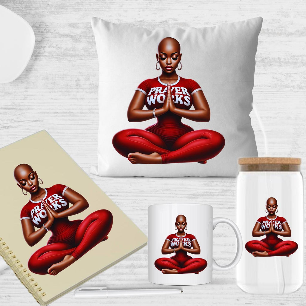 PRAYER Works, GOD, spiritual, prayer, pray over everything, worries, fears, insecurities, depression, pain, african american , bald head PNG