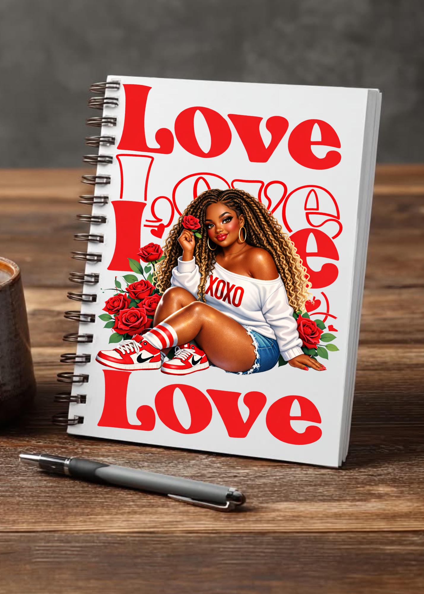 UV DTF Transfers Self Love, Valentine’s png, Motivational Women, Curvy Woman journal transfers, cup transfers, mug transfers, decals