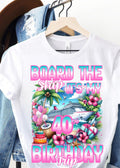 Birthday Cruise PNG, 20th,  30th,  40th, 50th, 60th,  Birthday png, Graffiti Style (Digital Download)