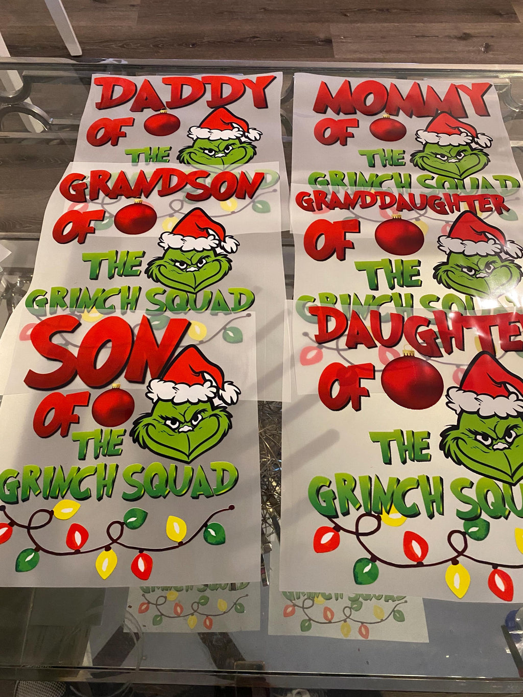 Green man DTF Transfer, Christmas DTF, Grinch Squad DTF Print