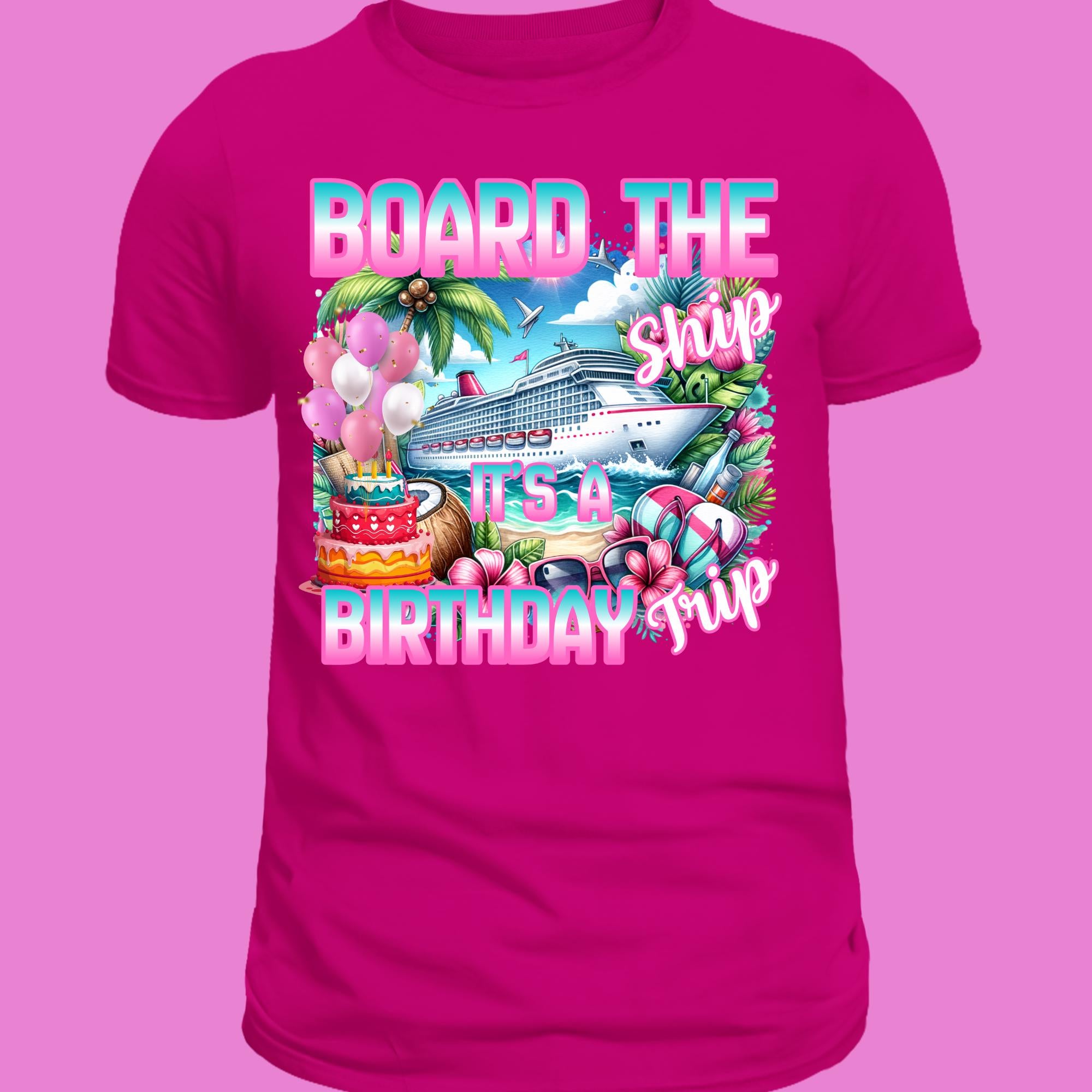 Birthday Cruise PNG, Graffiti Style (Digital Download)