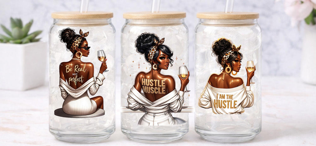 UV DTF Transfers Motivational Women, Blush tumbler transfers, journal transfers, cup transfers, mug transfers, glasses and a lot more