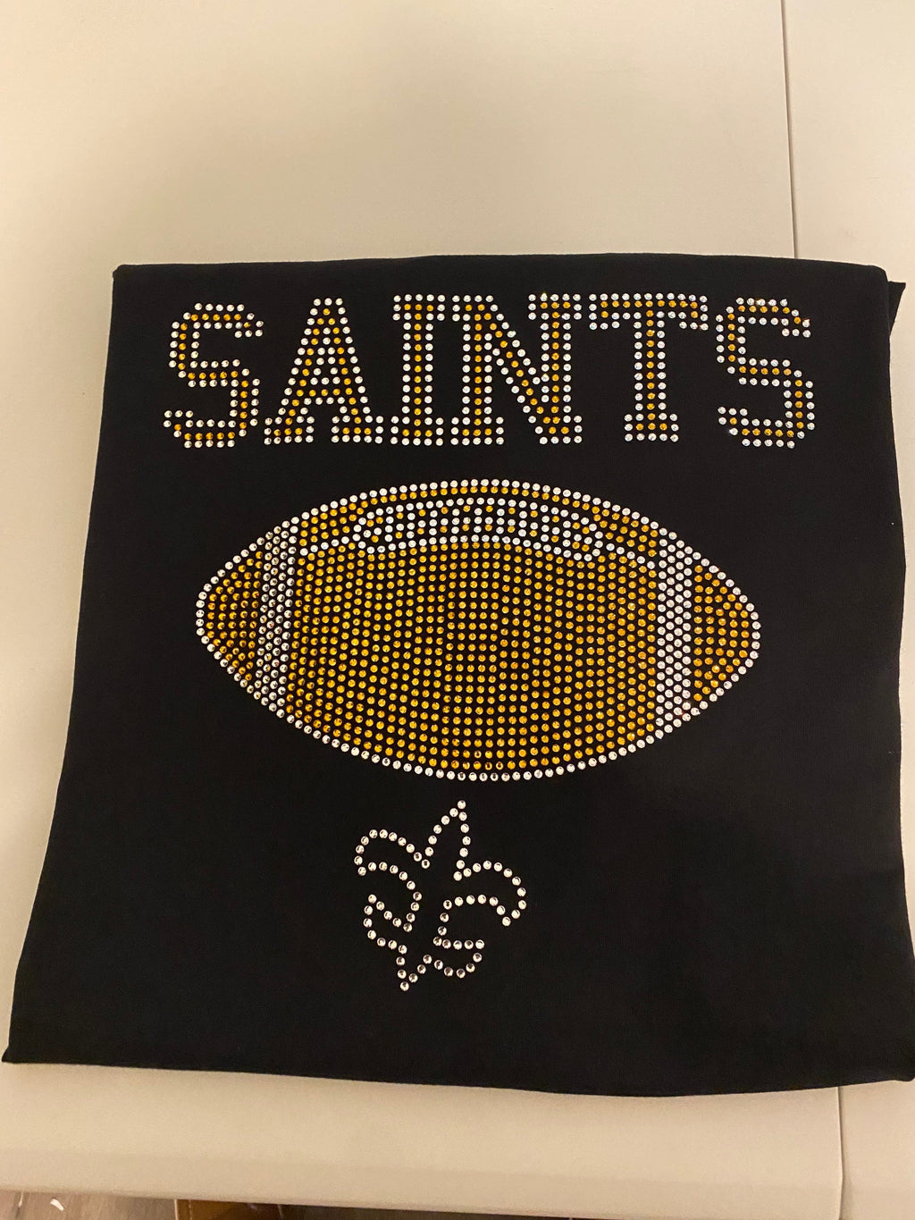 Saints rhinestone shirt