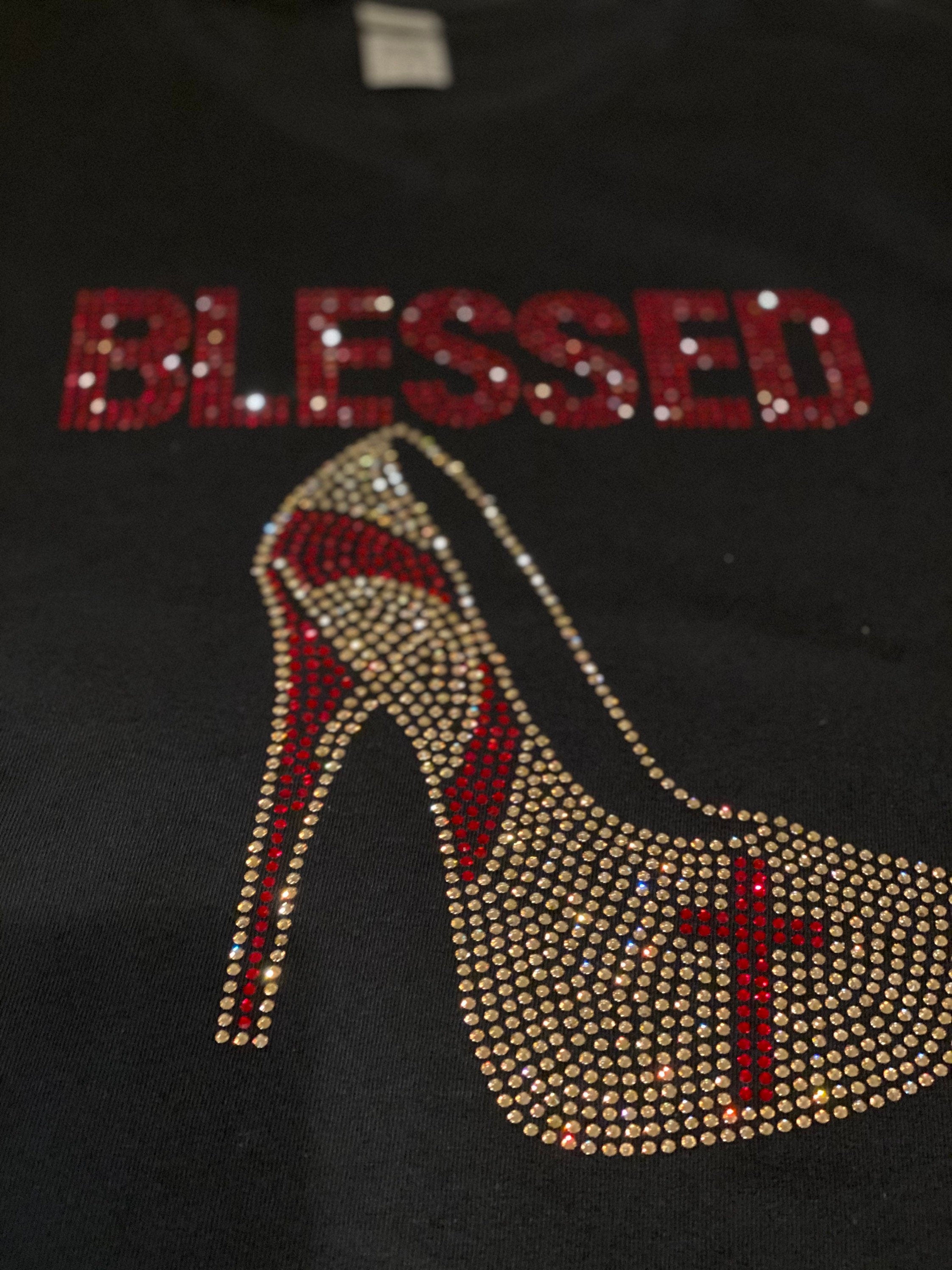 Blessed Rhinestone Tee