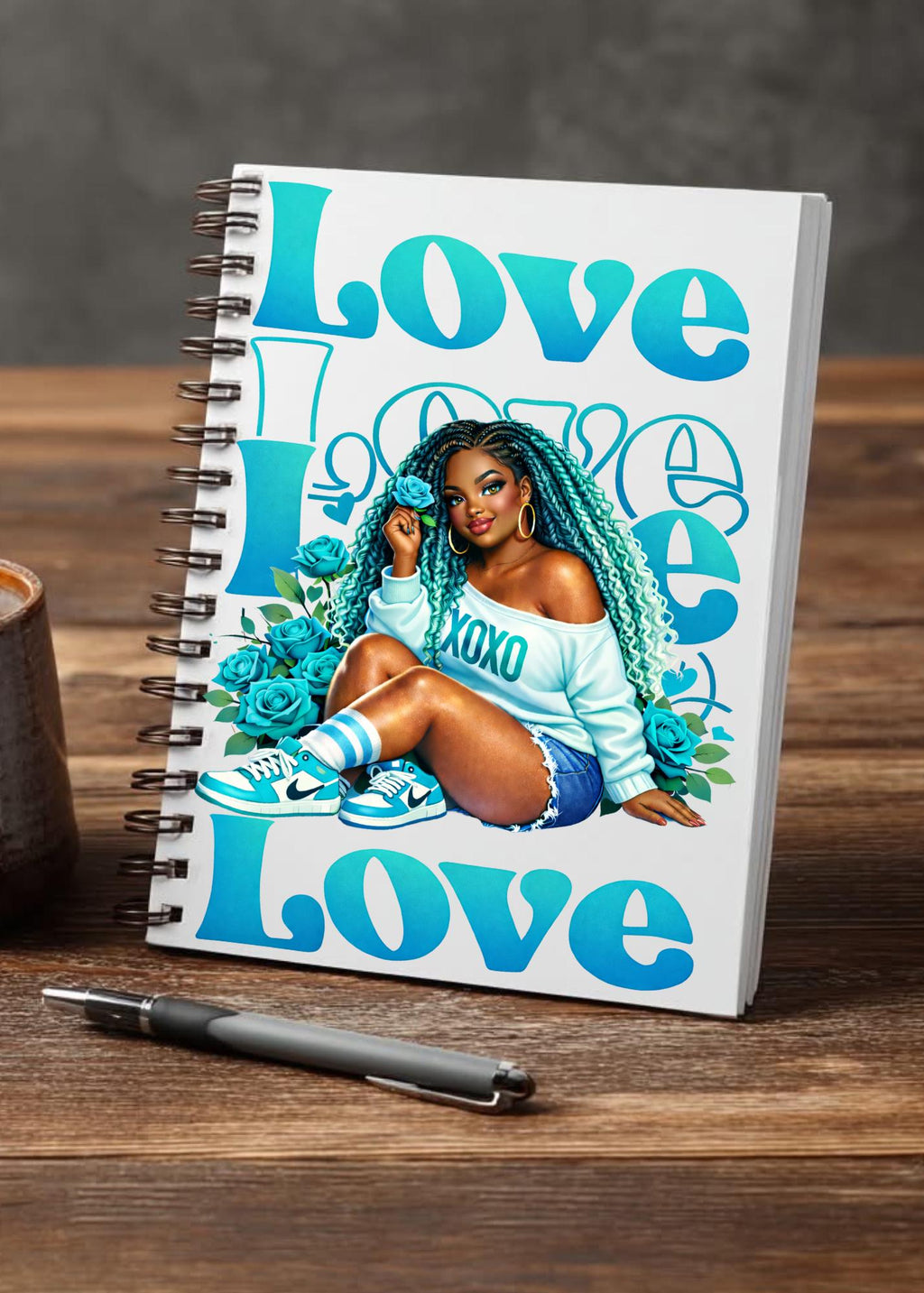 UV DTF Transfers Self Love, Valentine’s png, Motivational Women, Curvy Woman journal transfers, cup transfers, mug transfers, decals