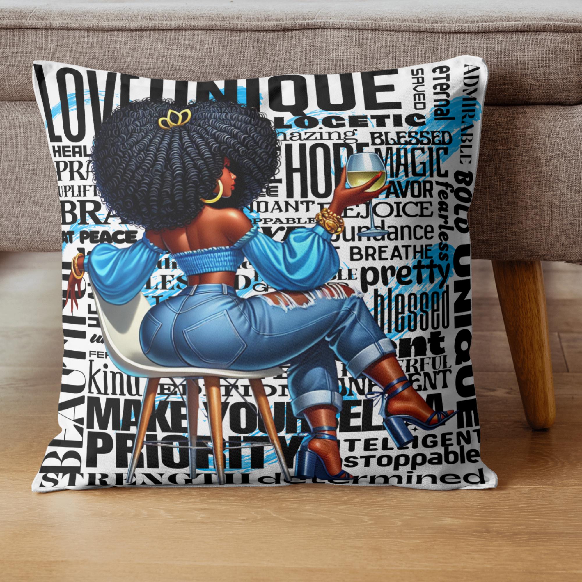 African American Woman Graffiti Art PNG, Motivational Tumbler Designs (Digital Download)