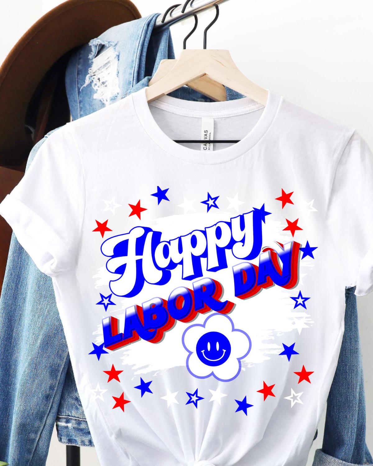 Happy Labor Day American Flag Sunflower PNG, USA Flag PNG,4th of July, Patriotic Design, Labor Day Png,Sublimation Design, Digital Download