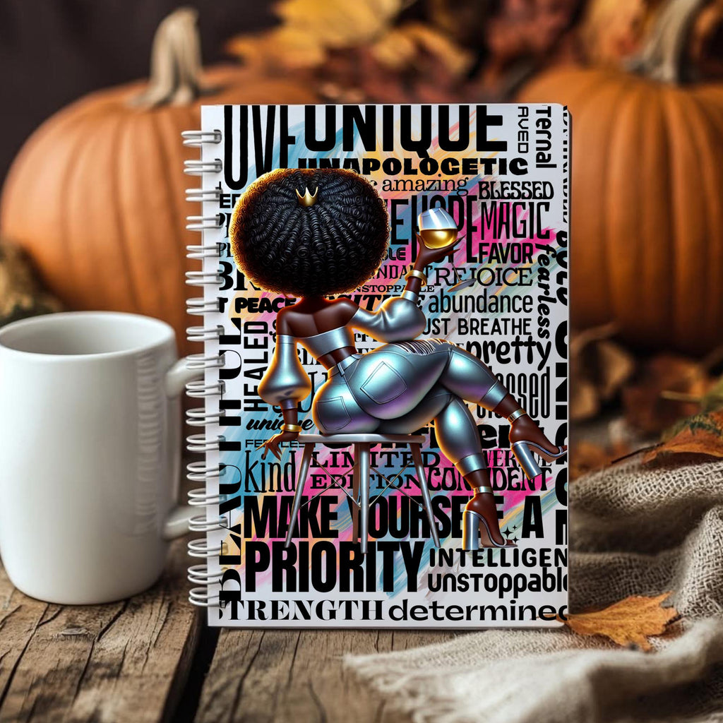 Motivational African American Woman Graffiti PNG (Digital Download)