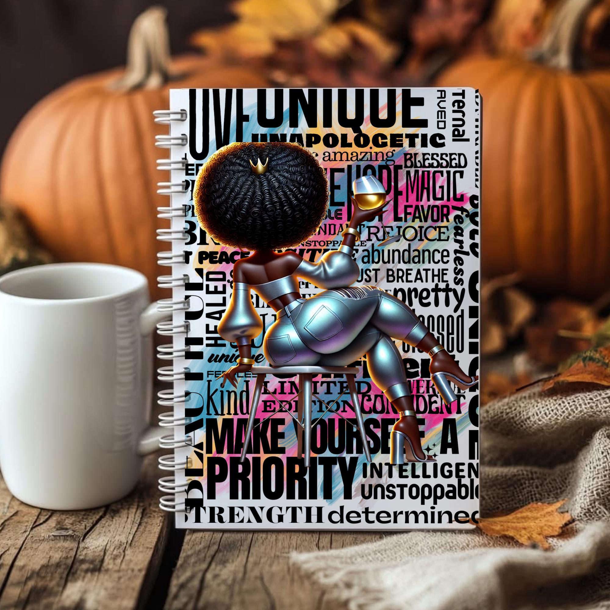 Motivational African American Woman Graffiti PNG (Digital Download)