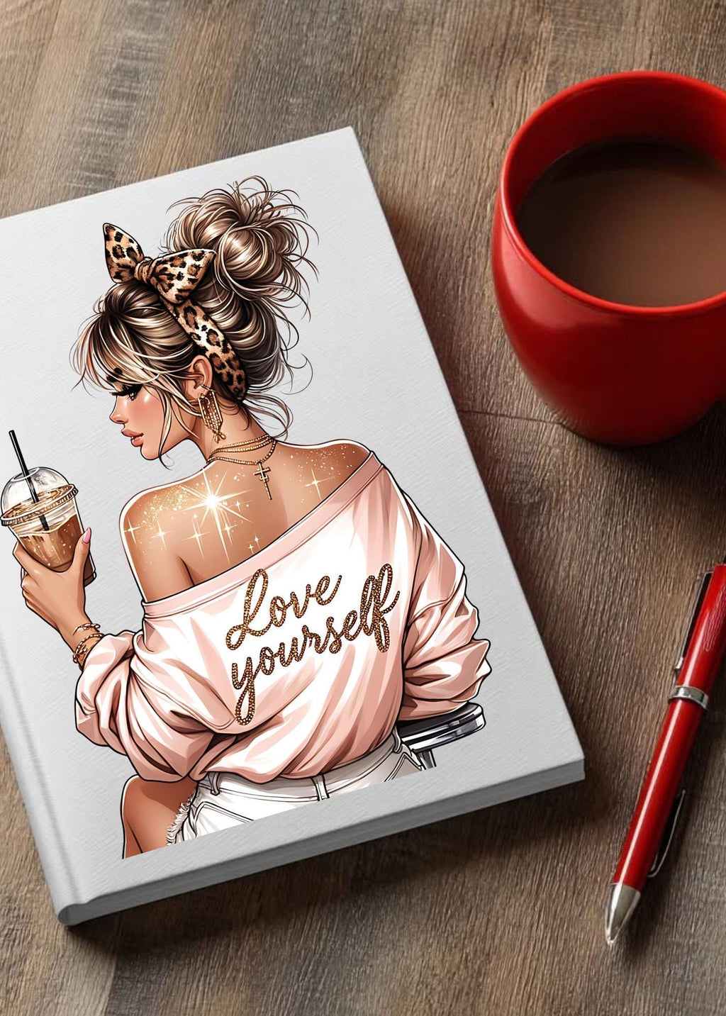 UV DTF Transfers Motivational Women, Blush tumbler transfers, journal transfers, cup transfers, mug transfers, glasses and a lot more