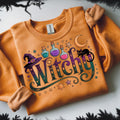 Whimsical Witchy Clipart PNG Design,  Halloween Witchy Vibes Illustration Instant Digital File