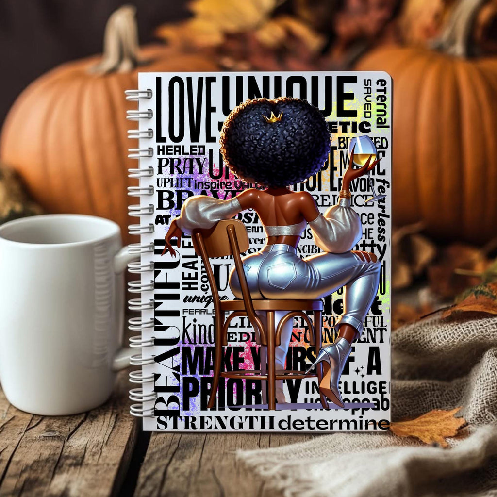 Motivational African American Woman Graffiti PNG (Digital Download)
