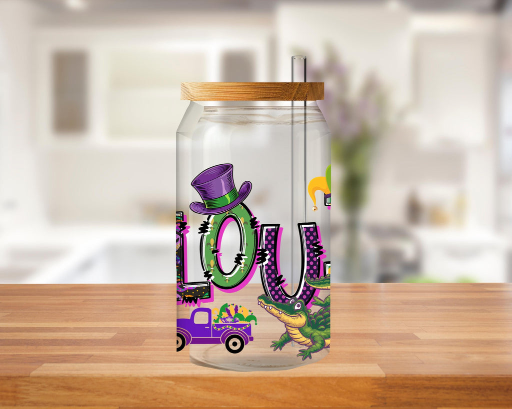 UV DTF Mardi Gras Bundle  cup wraps glass tumblers