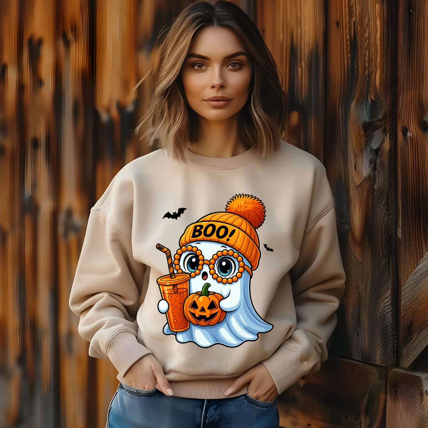 Cute Boo Ghost Png, Boo In Boojee, Halloween Boojee Bow Png, Halloween PNG, Boo Ghost  Shirt Png, Cute Boo Halloween Sublimation Design Png