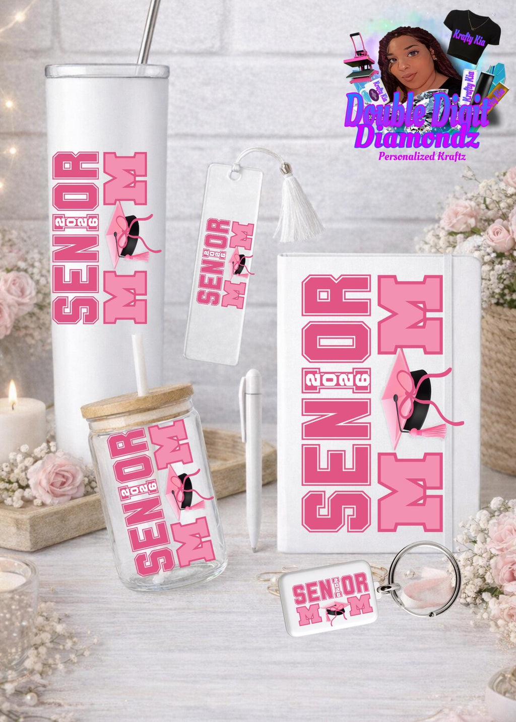 UV DTF Transfers Senior, Senior Mom, tumbler  transfers, journal transfers, cup transfers, mug transfers, keychains, glasses and a lot more