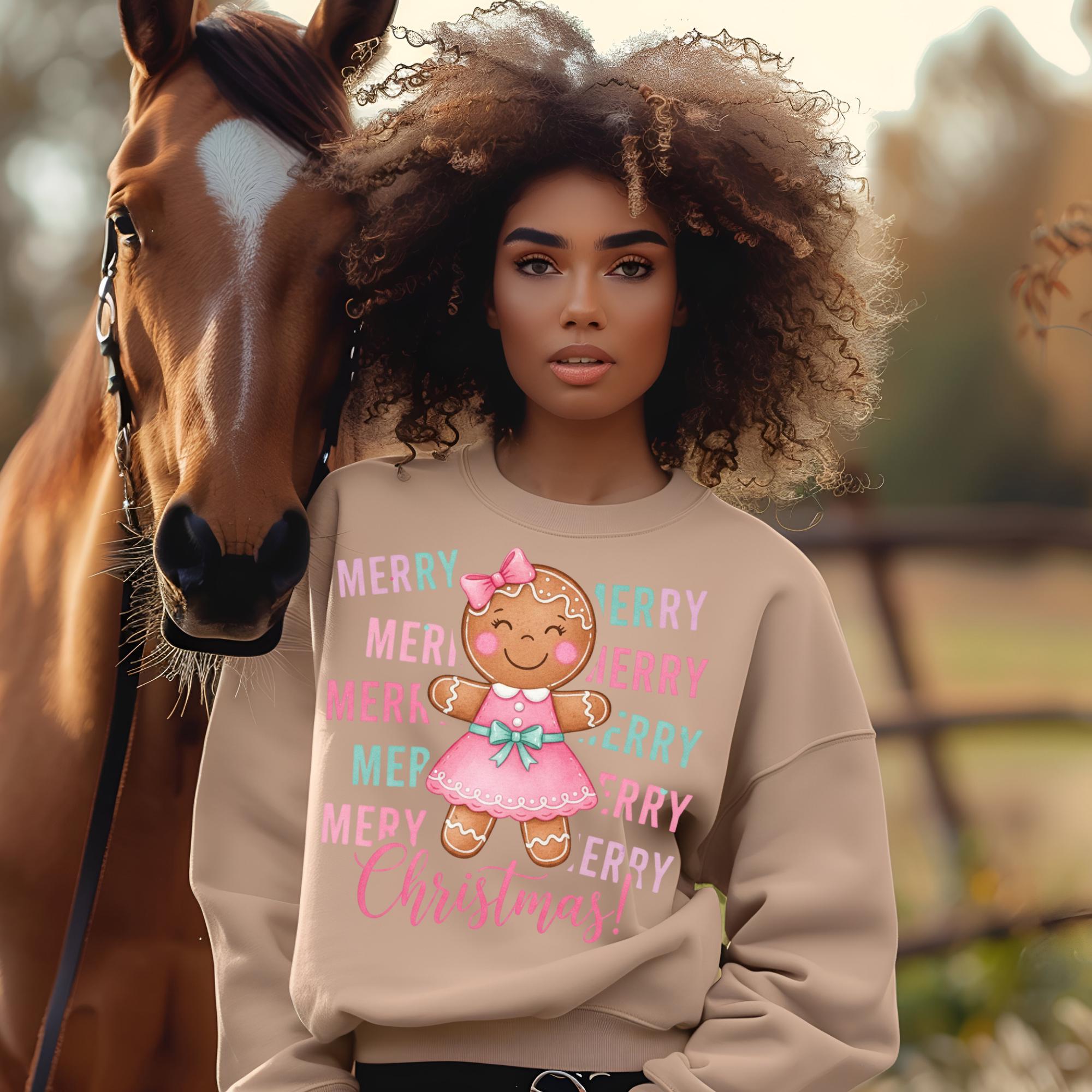 Coquette Gingerbread png, Gingerbread Christmas Preppy png, Gingerbread Pink png,  Merry Christmas Gingerbread png,(Digital Download)