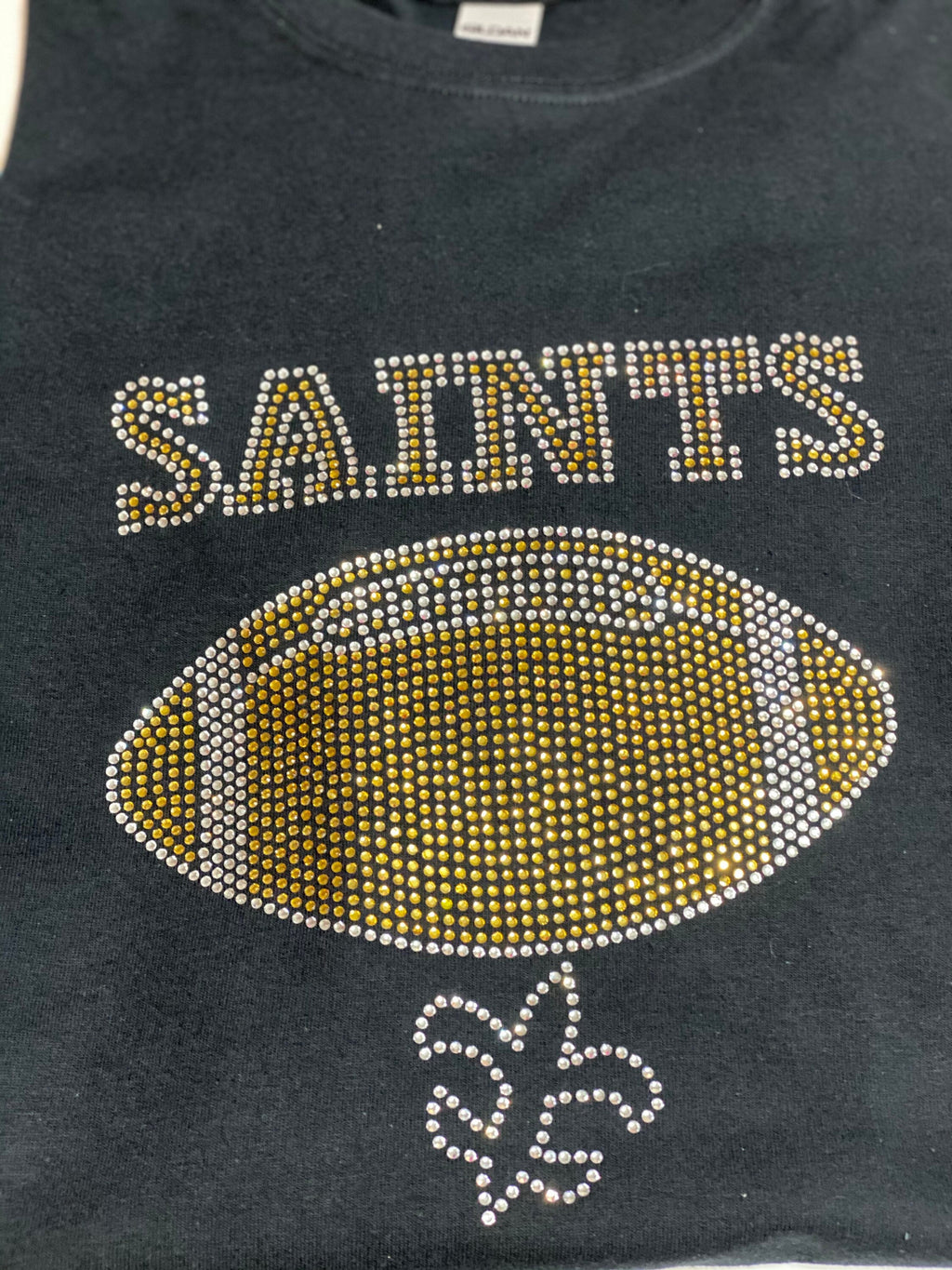 Saints rhinestone shirt
