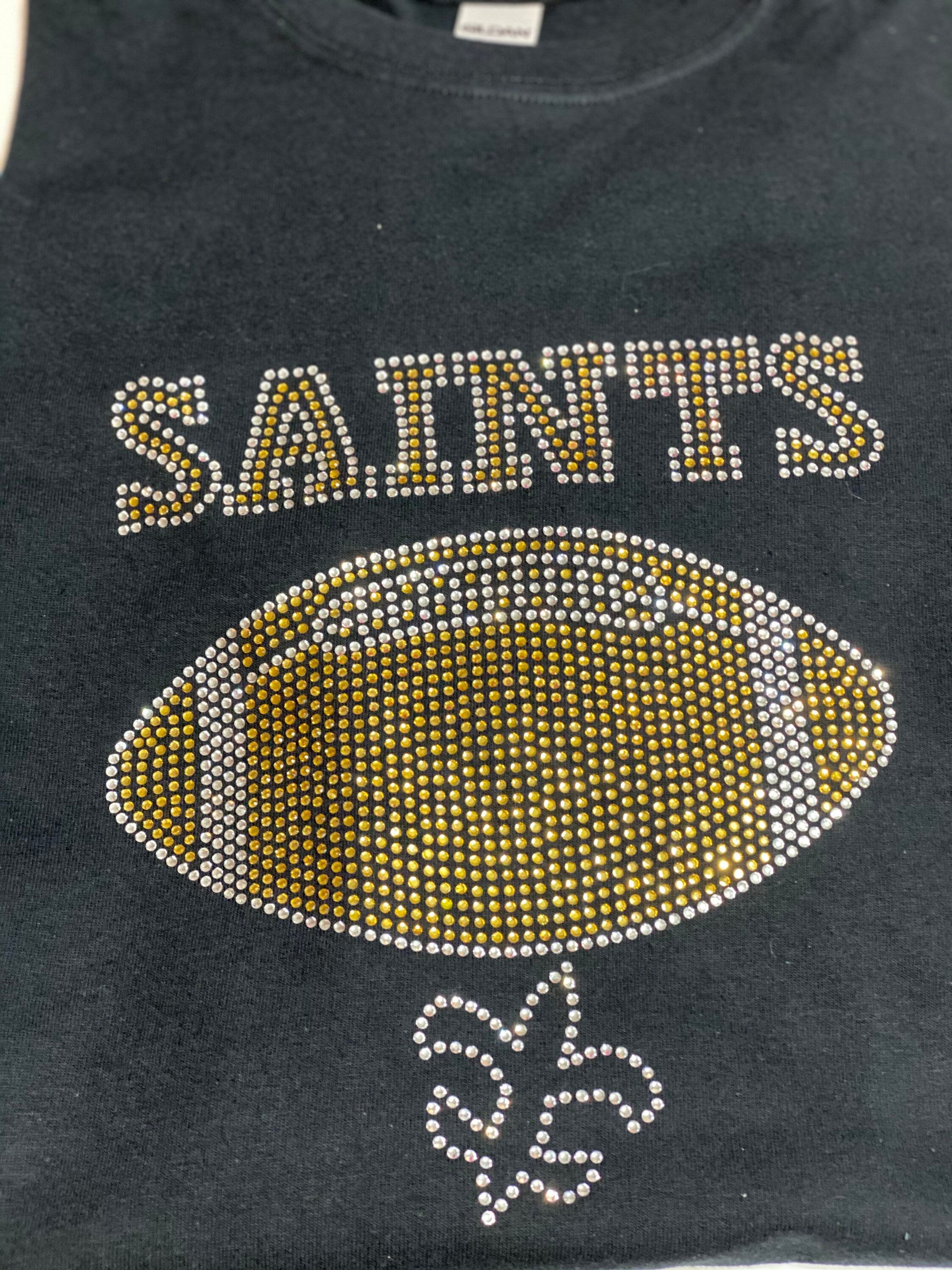 Saints rhinestone shirt