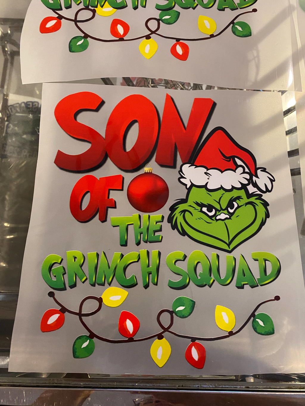 Green man DTF Transfer, Christmas DTF, Grinch Squad DTF Print