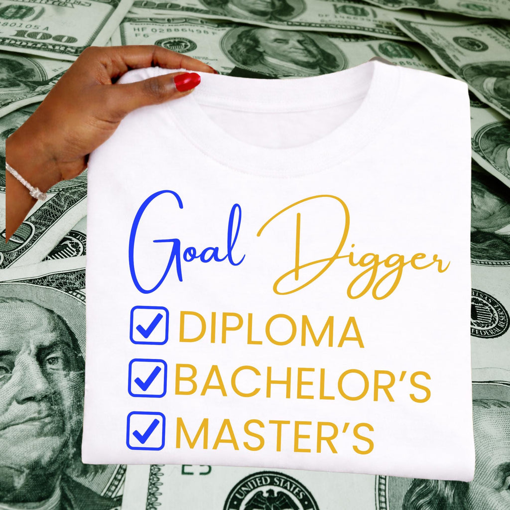 Goal Digger PNG, Graduation Degrees, Graffiti Art (Digital Download)