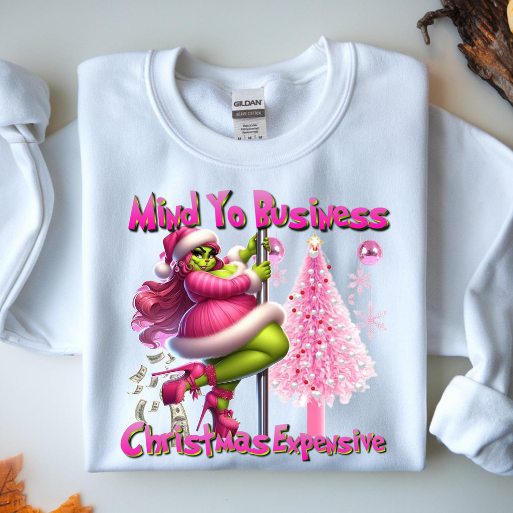 Mind Yo Business Grinch Bundle Png, Christmas is Expensive png, Grinch bundle, Pole Dancing Grinch png, Dancing Grinch PNG
