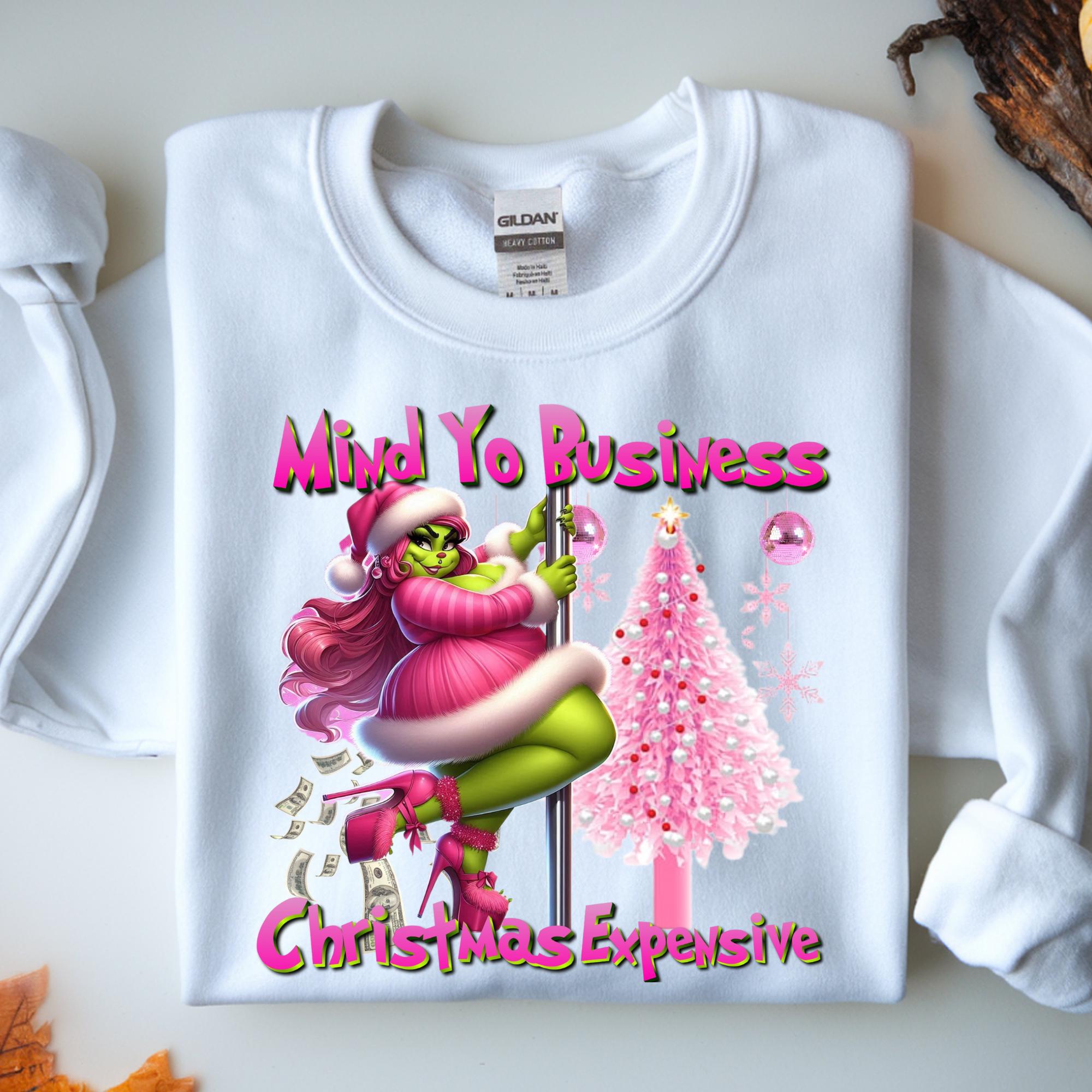 Mind Yo Business Grinch Bundle Png, Christmas is Expensive png, Grinch bundle, Pole Dancing Grinch png, Dancing Grinch PNG