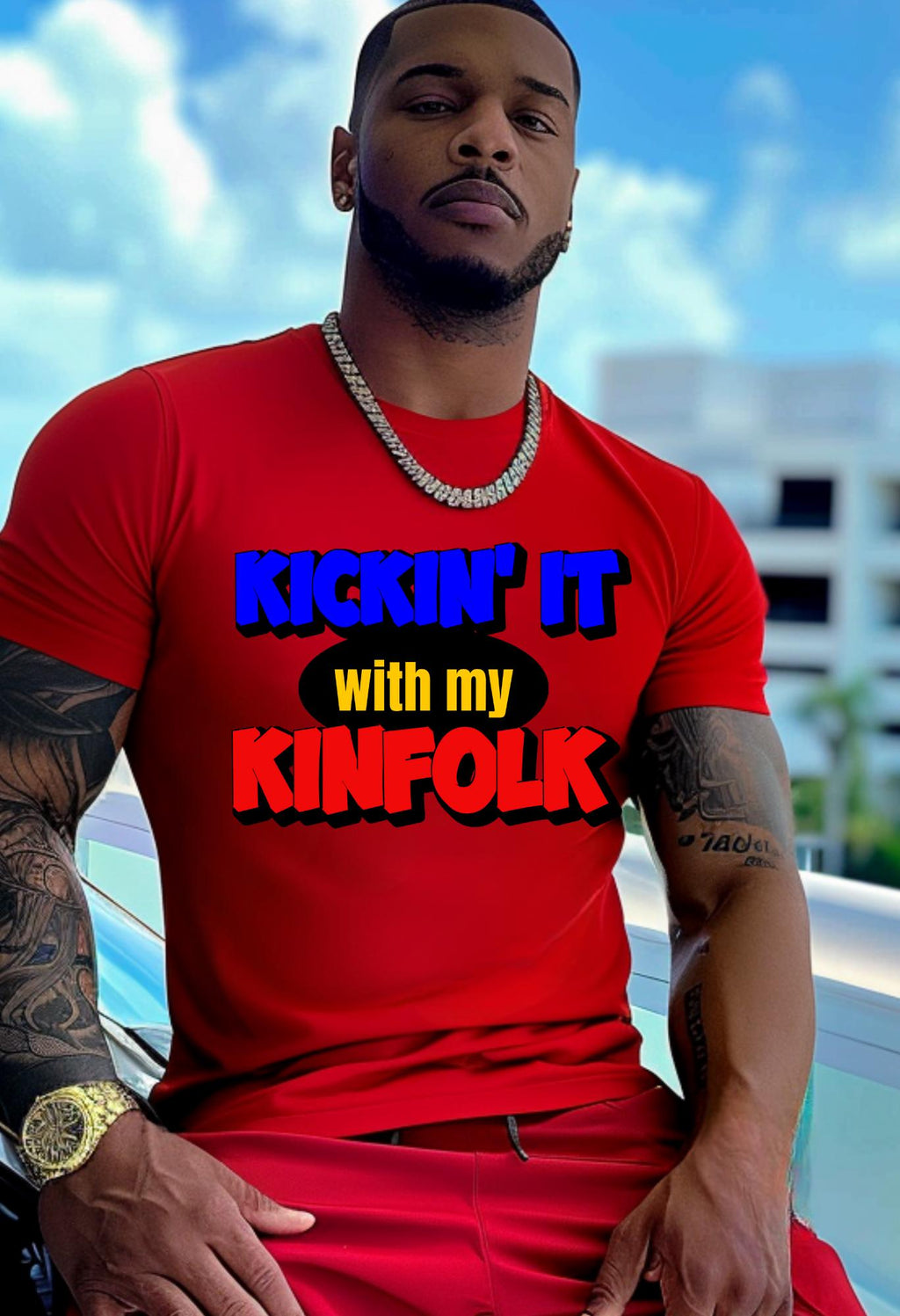 kickin it with my KINFOLK and KINS Family Reunion  Digital  png
